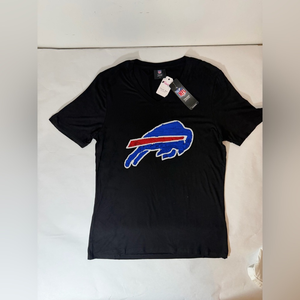 NWT NFL Team Logo Women's Black Tee